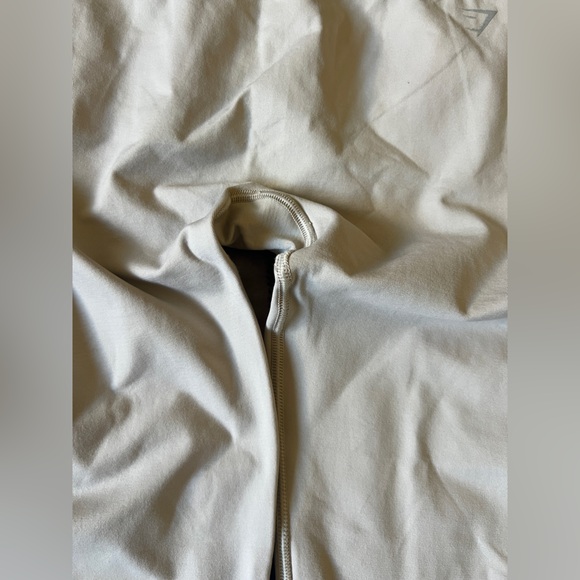 Gymshark Light Gray High-Waist Leggings - Picture 7 of 8